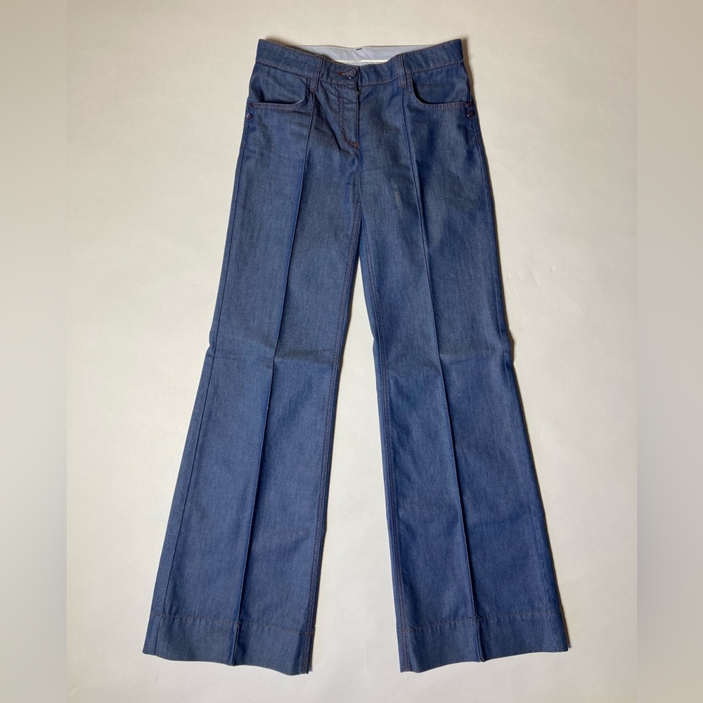 Pinko Jeans Flares Size 27 Blue